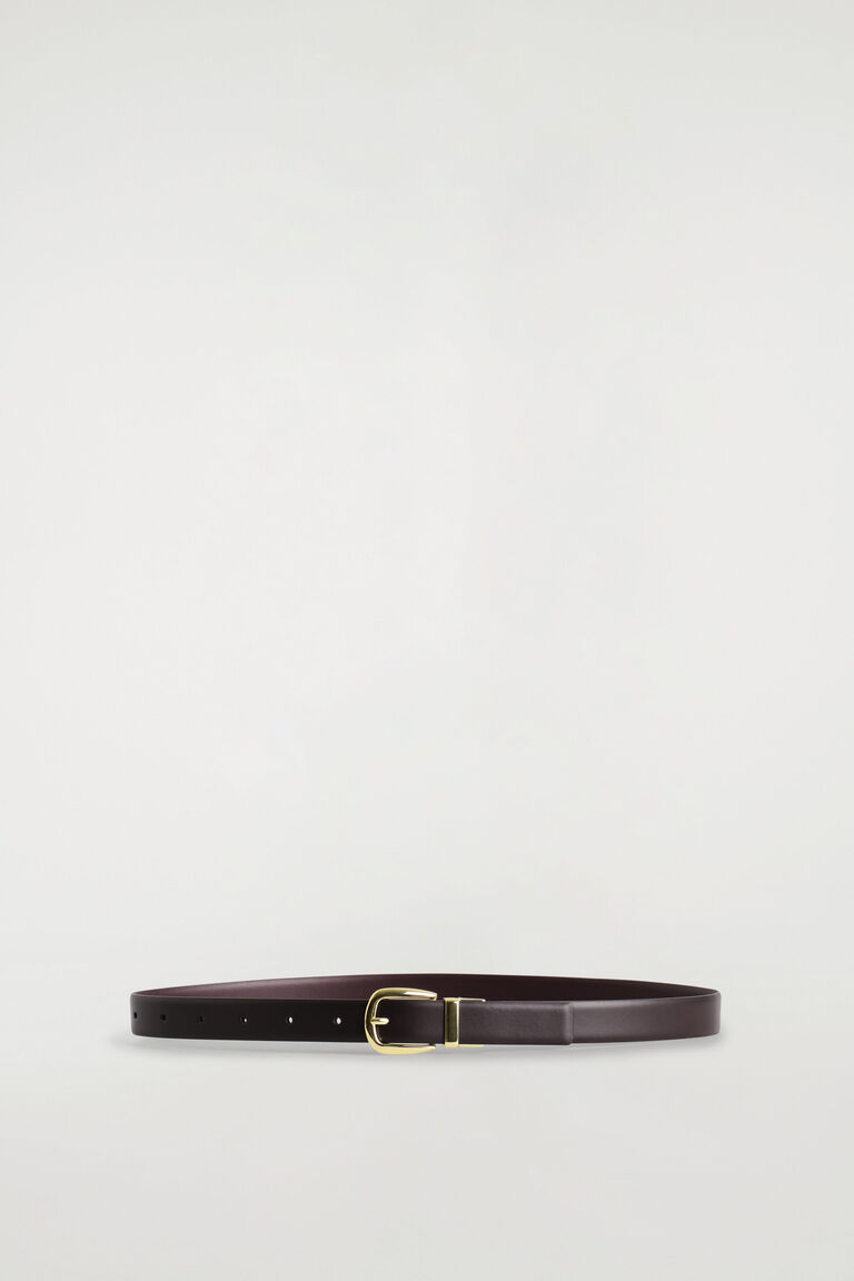 REVERSIBLE LEATHER BELT