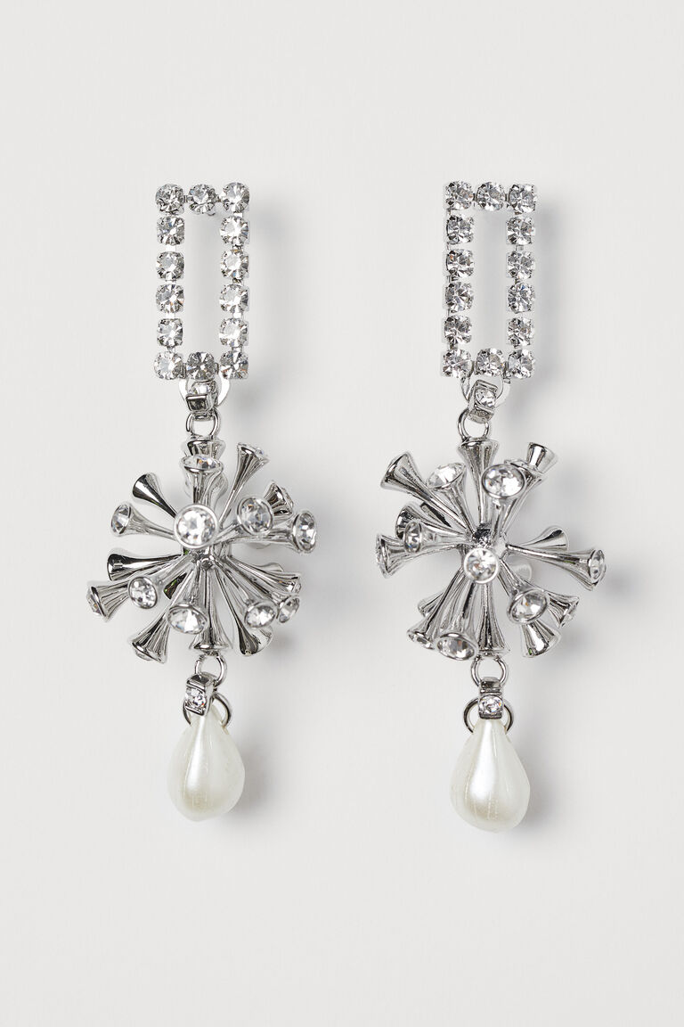 large sparkly earrings