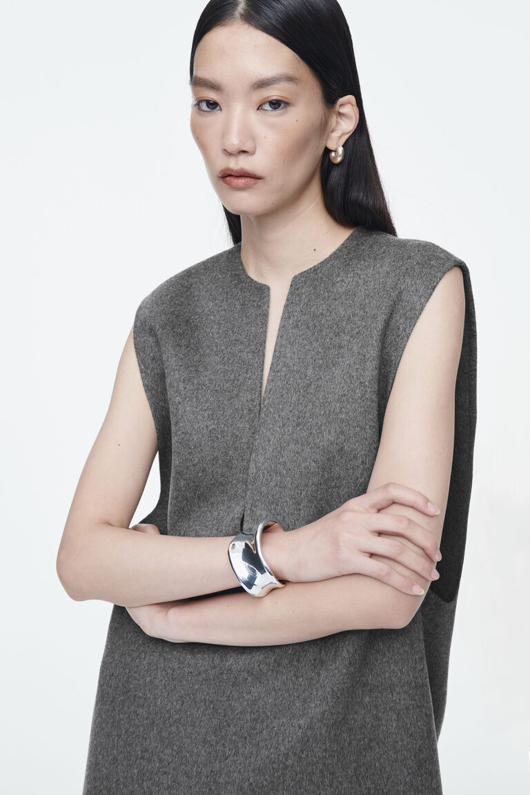 CRIMIE - CRIMIE クライミー W FACE WOOL REVER VEST ダブル