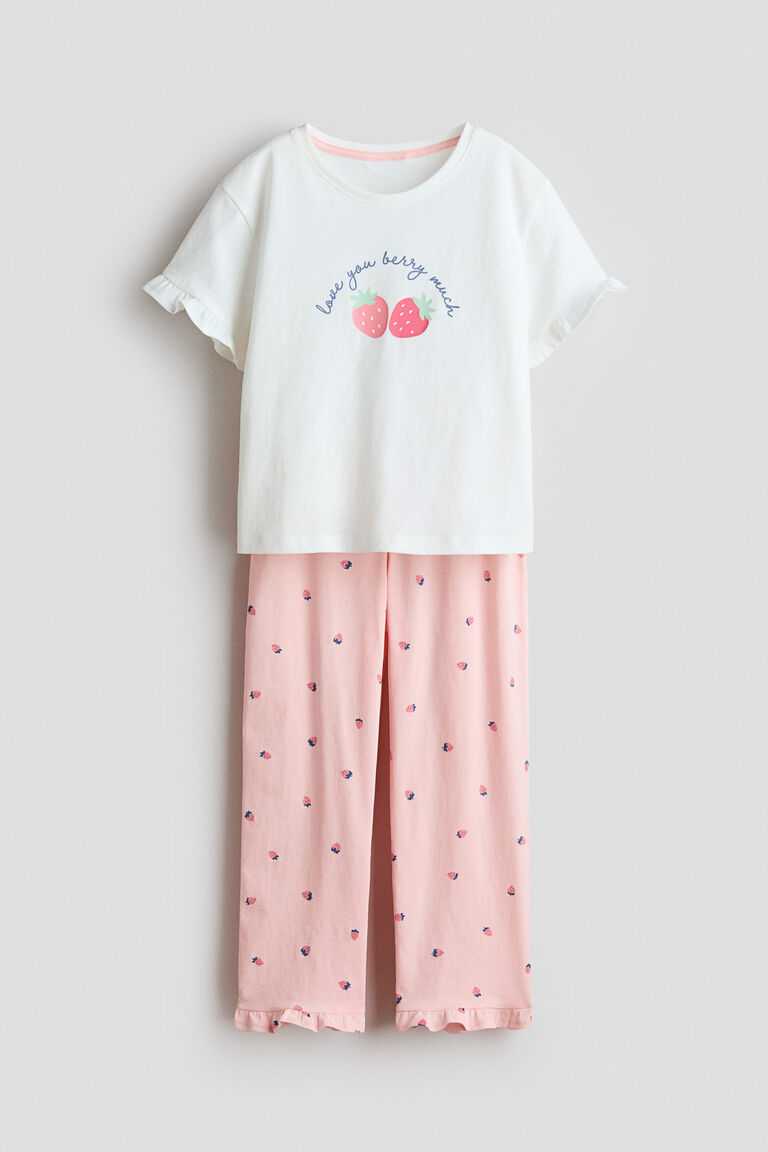 Printed cotton pyjamas