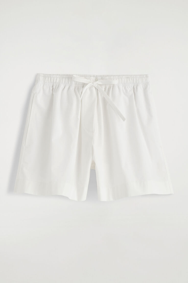 DRAWSTRING COTTON SHORTS