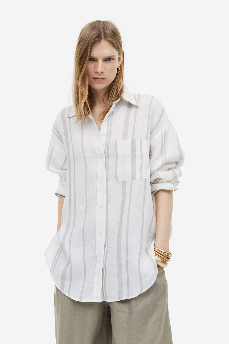 Oversized linen shirt
