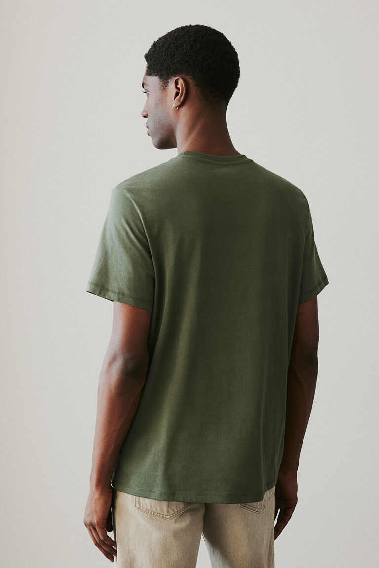 ★KODAK★ Summer Colorama Coolmax Short Sleeve T-shirt GREEN Kodak Apparel Unisex K Round Neck Woven Short Sleeve