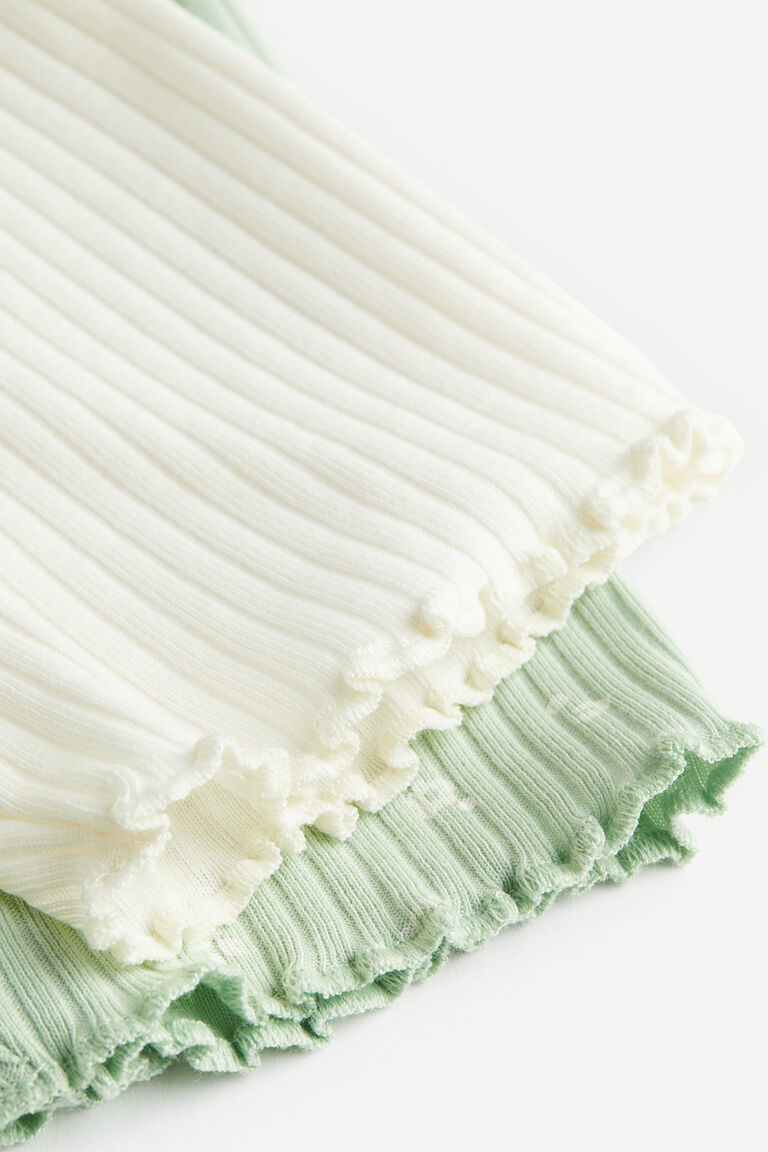 2pack ribbed cycling shorts