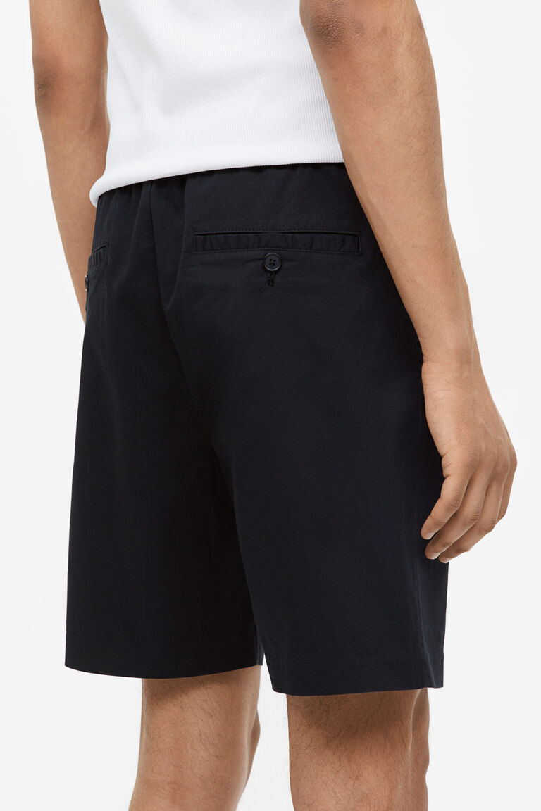 Regular Size Short Regular Fit Cotton shorts