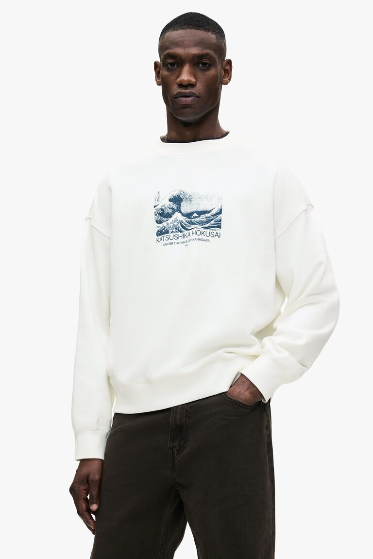 Oversized Fit Printed sweatshirt