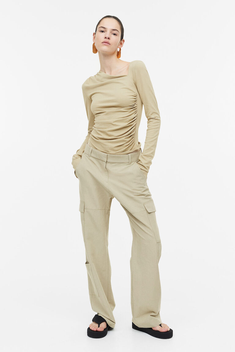 Mxpdestino linen and viscose trousers