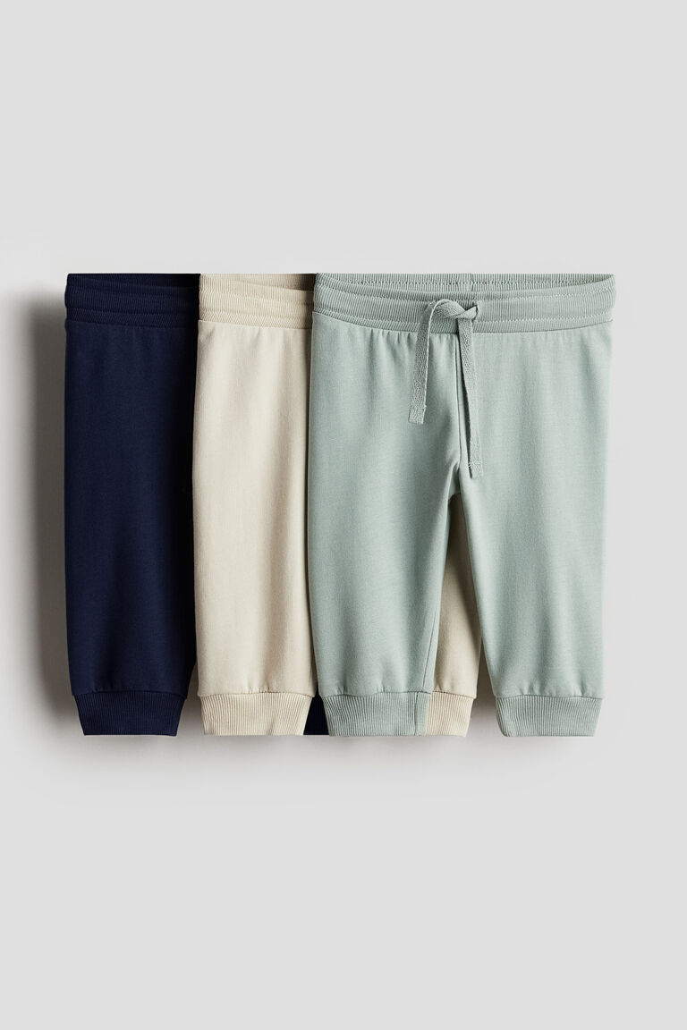 3pack cotton joggers
