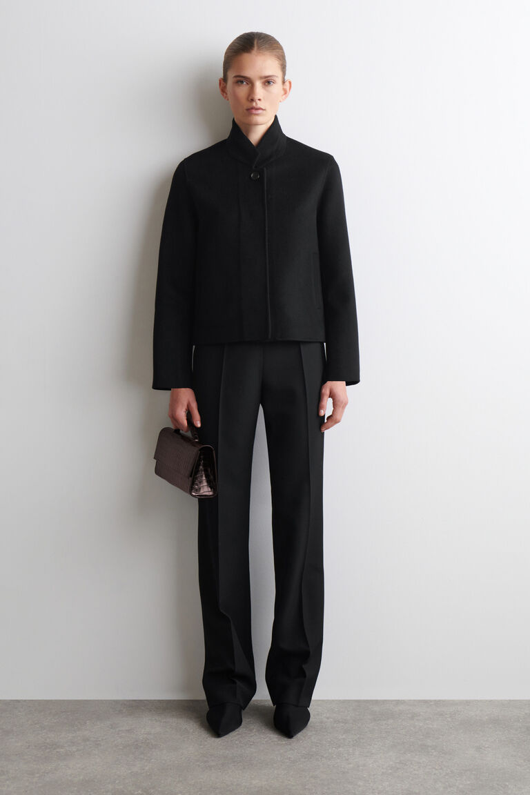 STRUCTURED DOUBLE-FACED WOOL JACKET