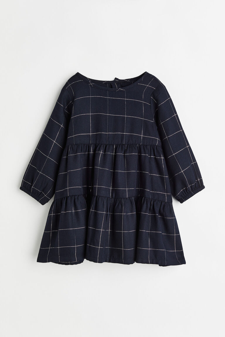 Buttonfront cotton dress