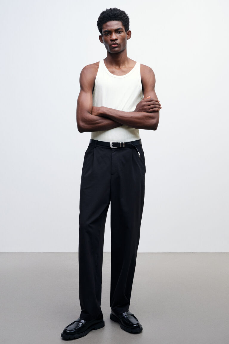 Slim Fit Ribbed vest top