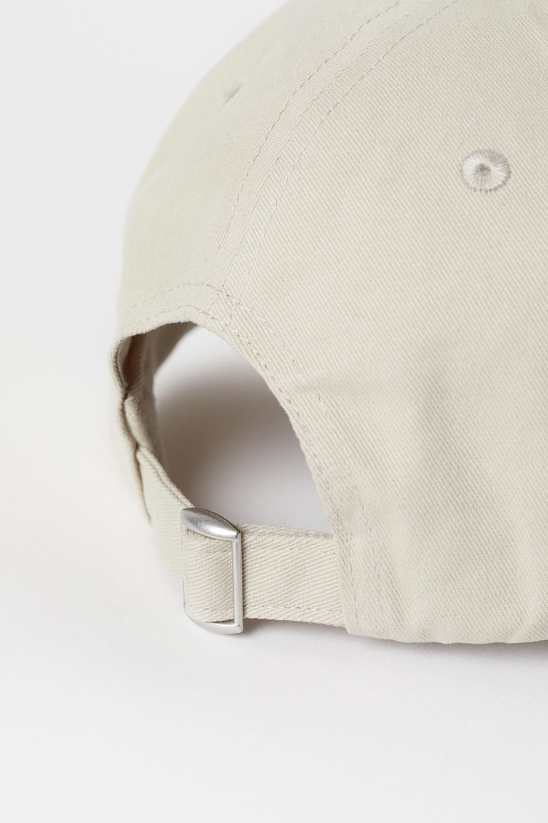 Brushed cotton twill cap