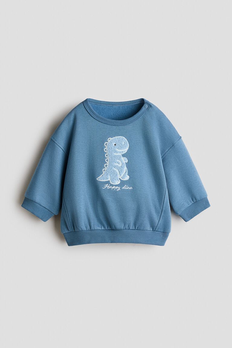Motif-detail sweatshirt