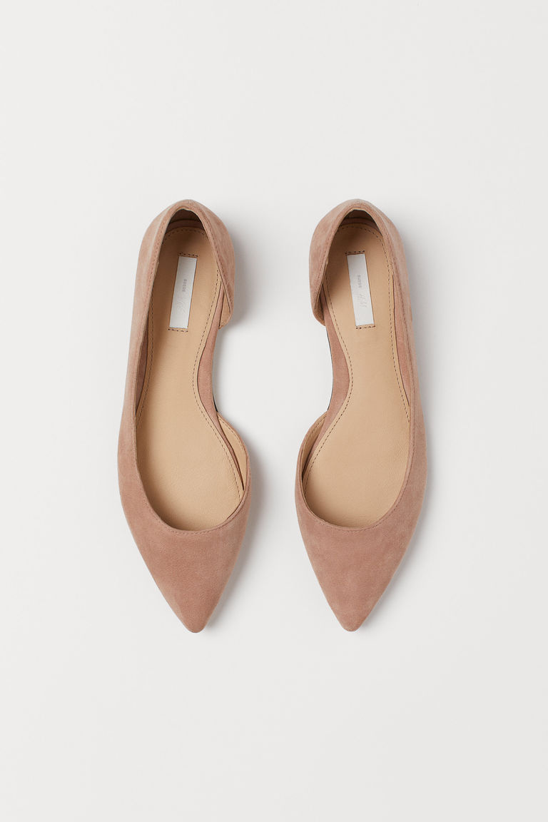 pointed ballet pumps h&m