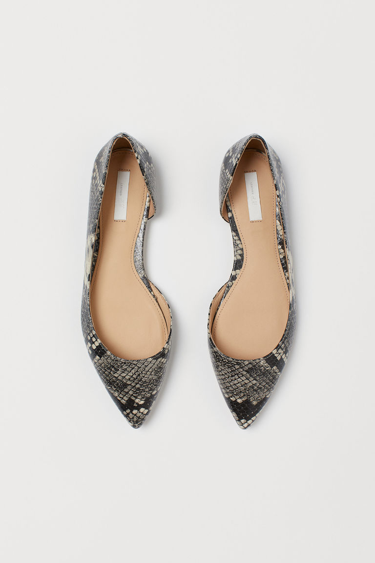 pointed ballet pumps h&m