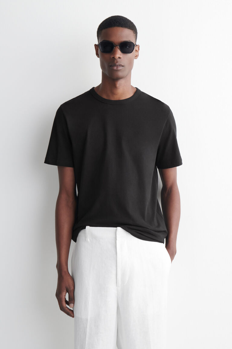 BRUSHED-COTTON T-SHIRT