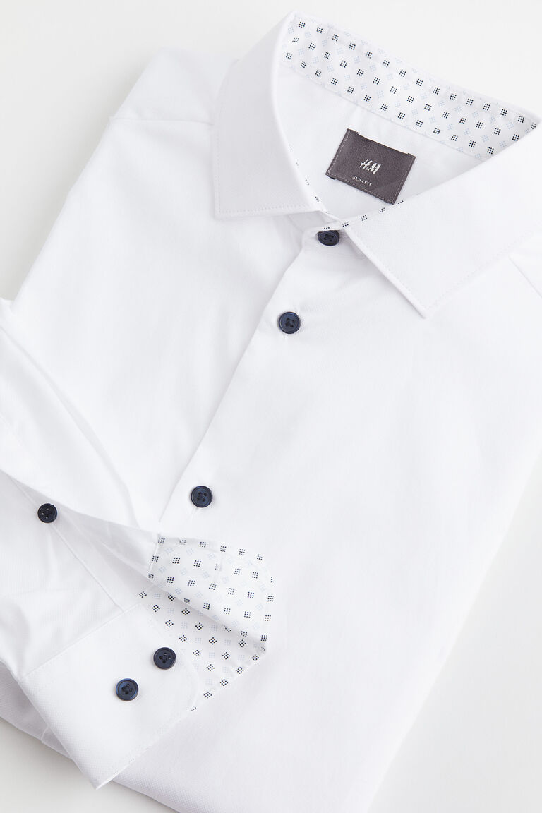 Slim Fit Premium cotton shirt