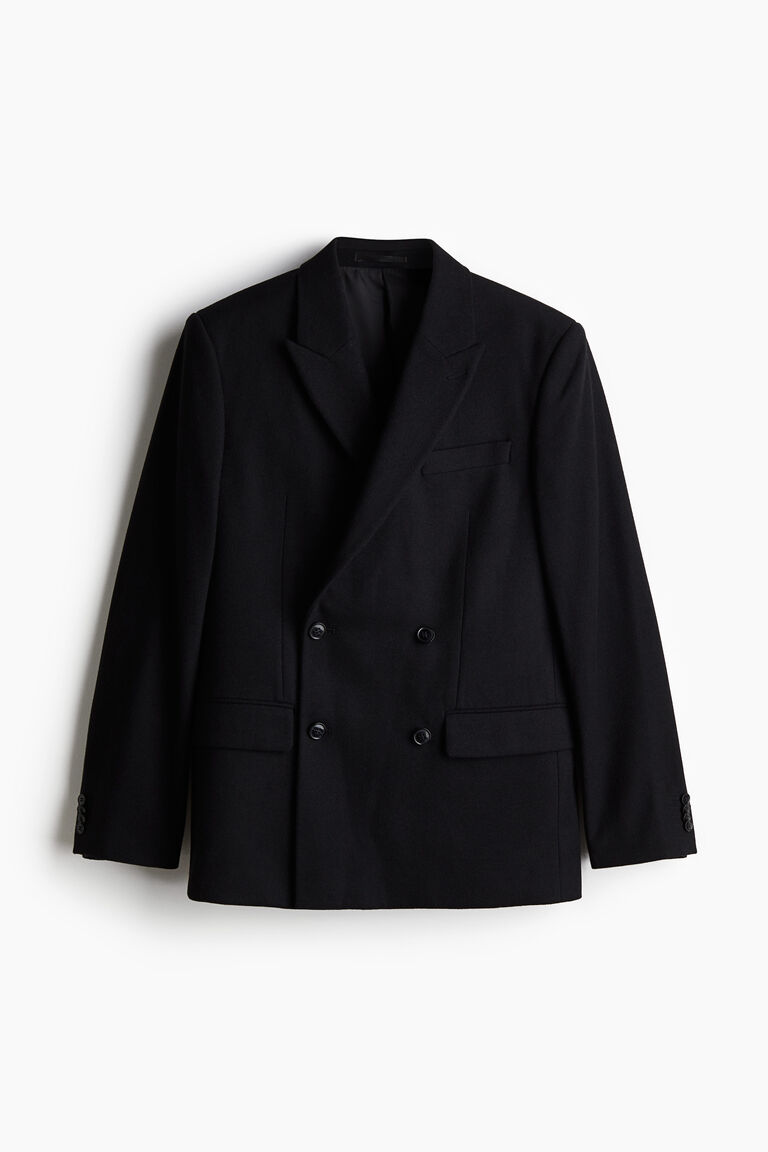 ジャケット・アウター ancellm DOUBLE-BREASTED COAT(BLACK) ancellm DOUBLE-BREASTED COAT(BLACK) - メルカリ