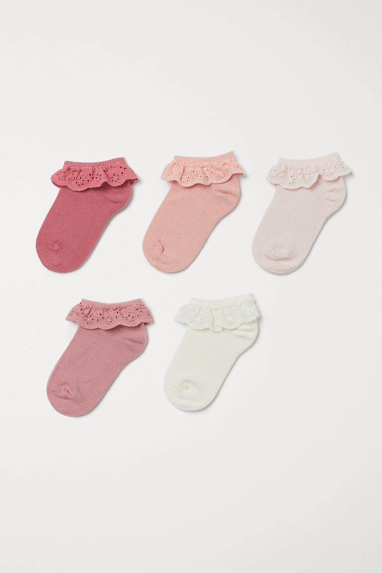 black frill trainer socks