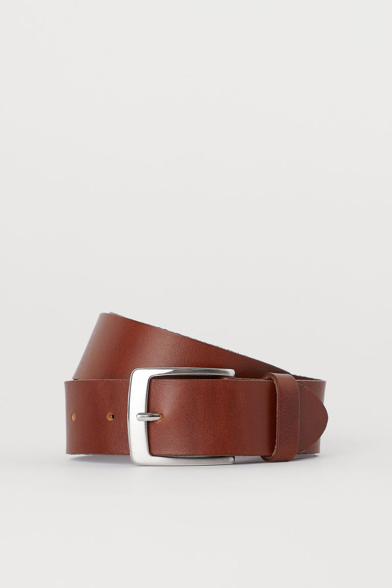 Leather belt