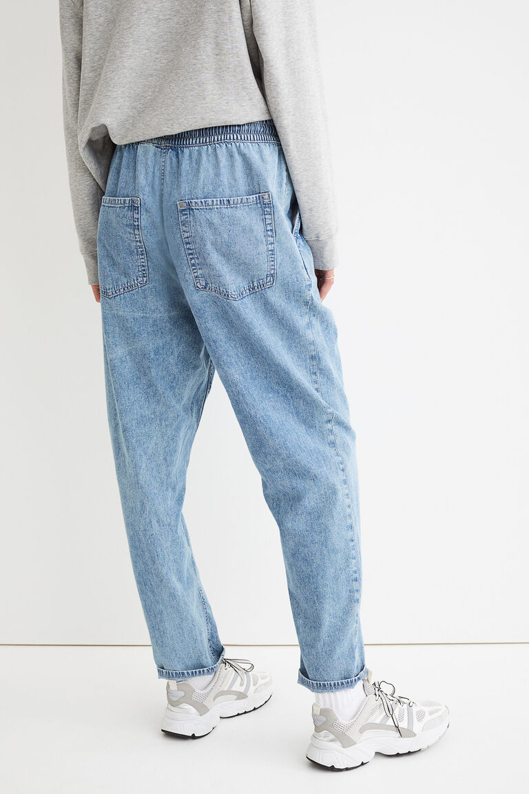 Denim joggers