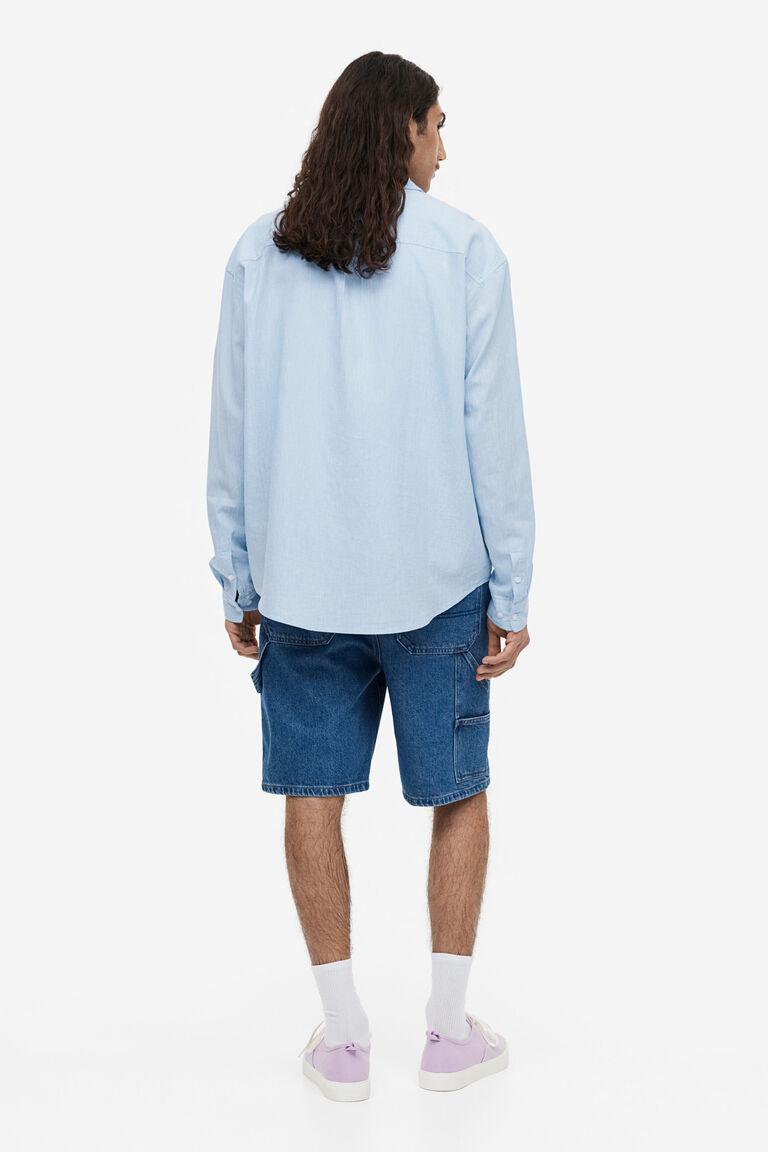 Breathable Linen Blend Tee