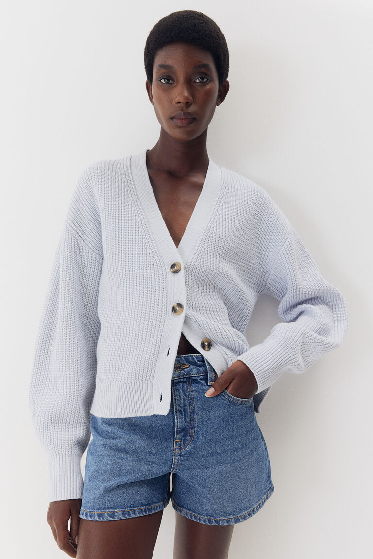 Dodori Rib Knit Cardigan