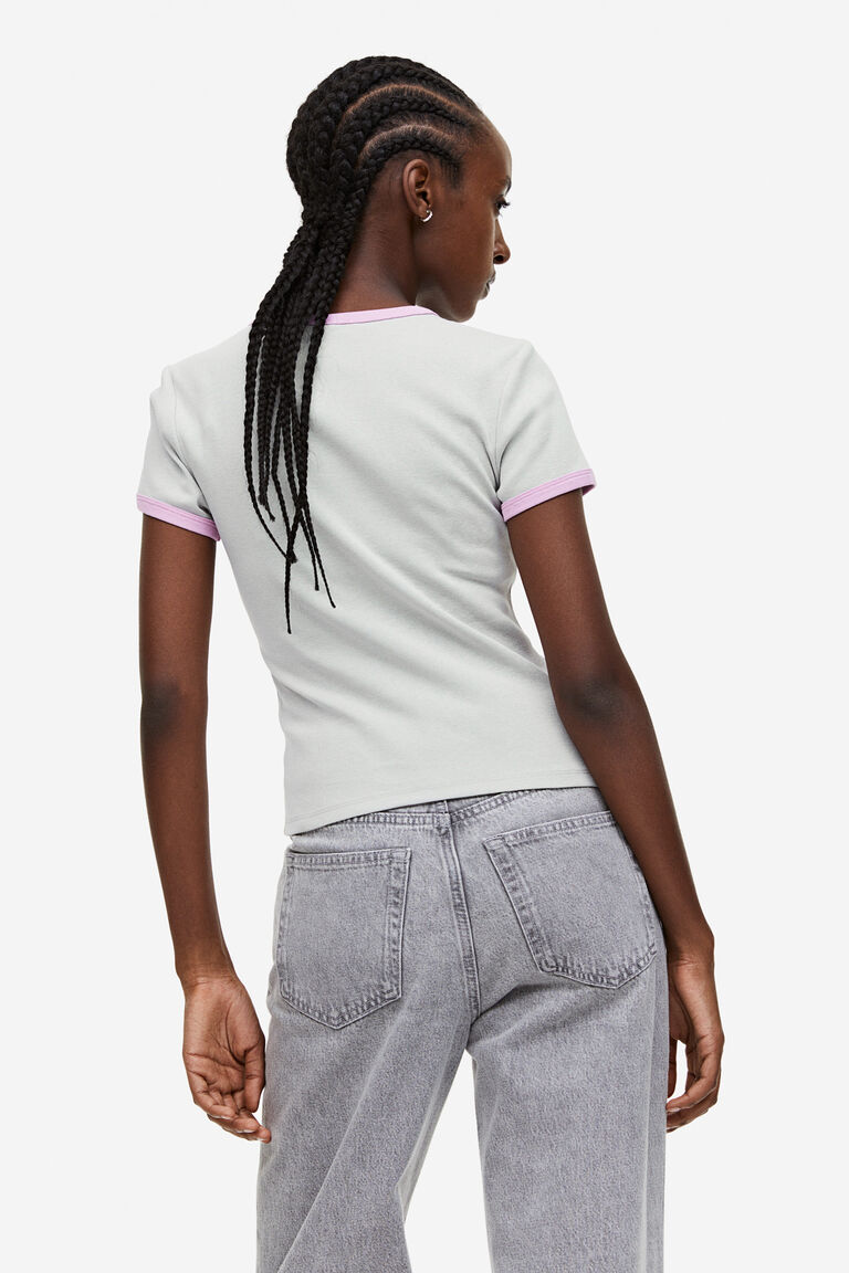 M _ (WHITE) Hibiscus Pocket Tee (6126001) main image 0