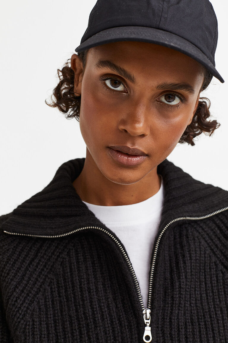 Ziptop ribknit jumper