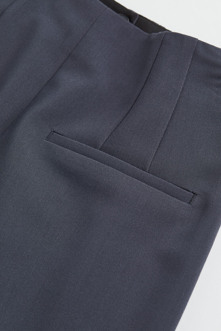 High-Waisted Trousers with Signature V-Waist
