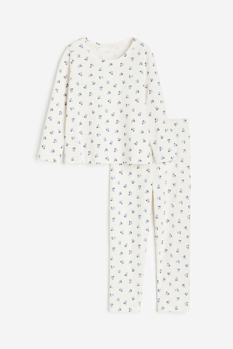 Printed jersey pyjamas