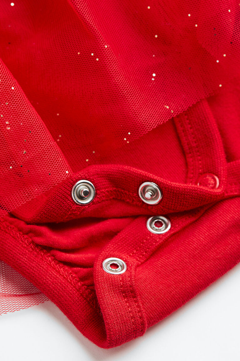 Tulleskirt bodysuit dress