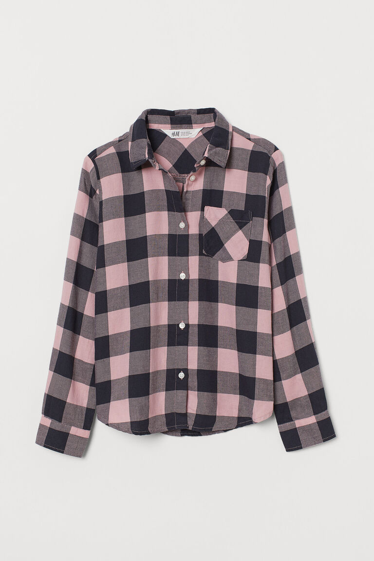 Cotton flannel shirt