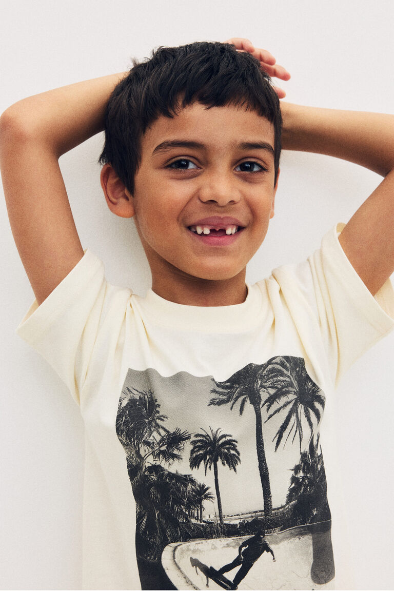 Loose-fit printed T-shirt
