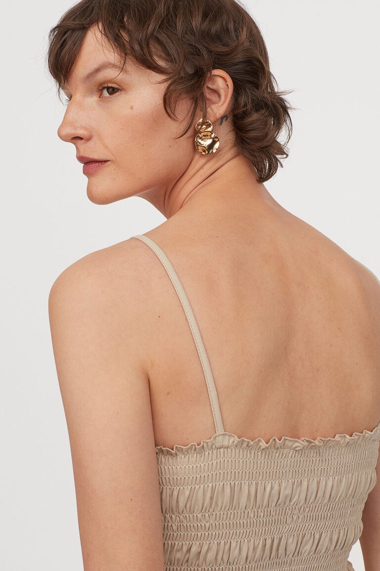 H&m smocked top Clearance