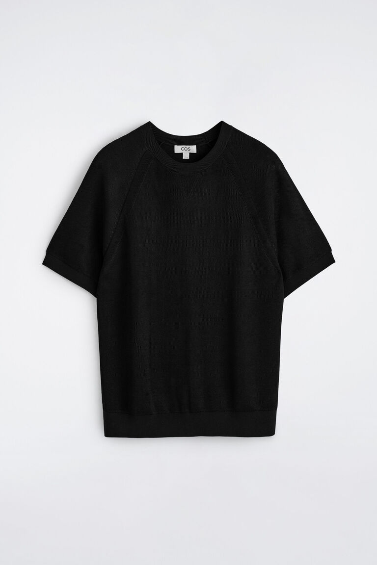 DOUBLE-FACED KNITTED T-SHIRT