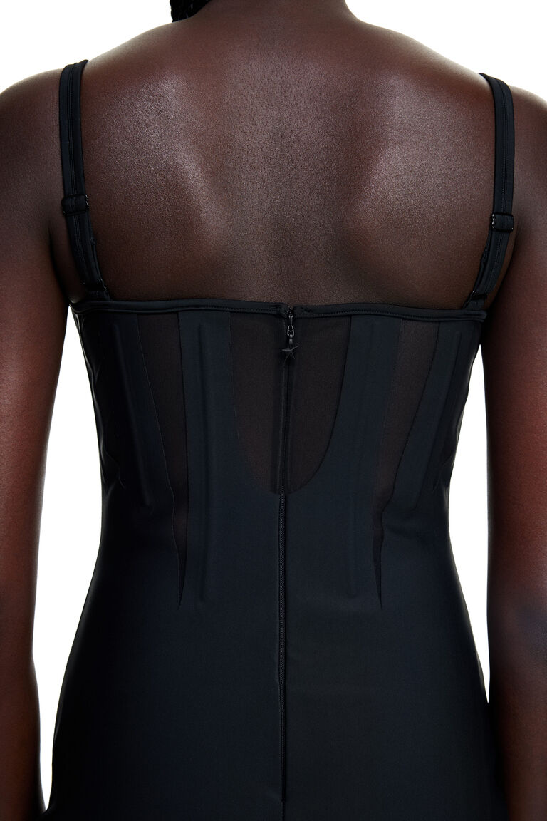 black slip under dress Cotton 1044 Size:US 4 Naturalizer Women's Galaxy Dress