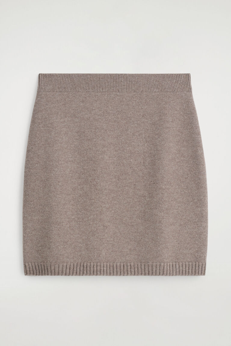 MERINO WOOL MINI SKIRT