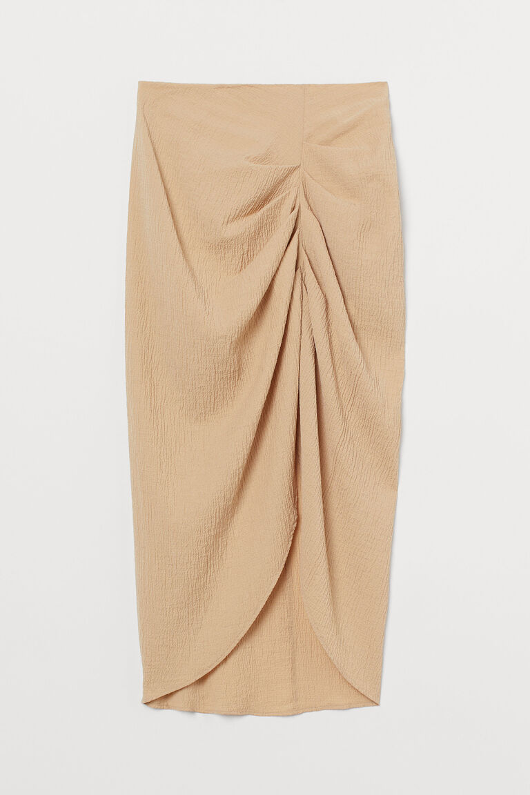 Draped skirt