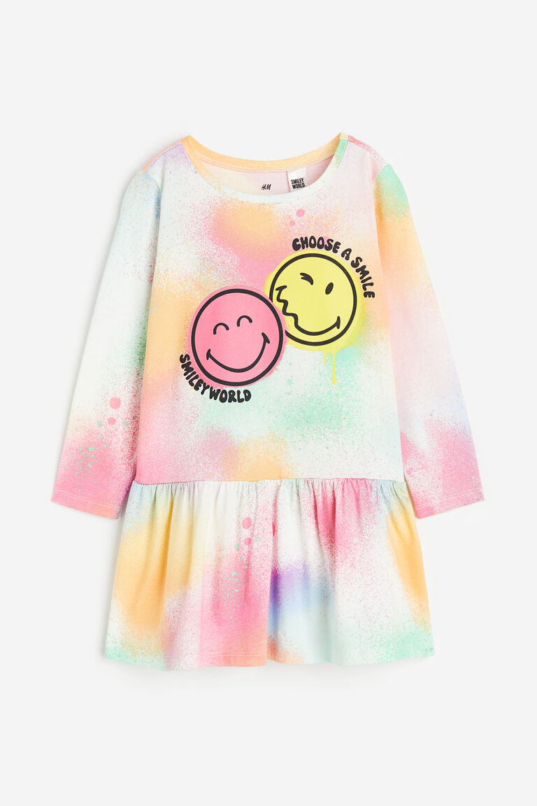 Patterned cotton dress