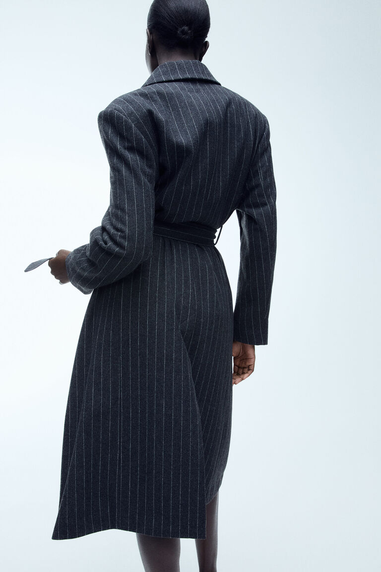 Wool-blend coat