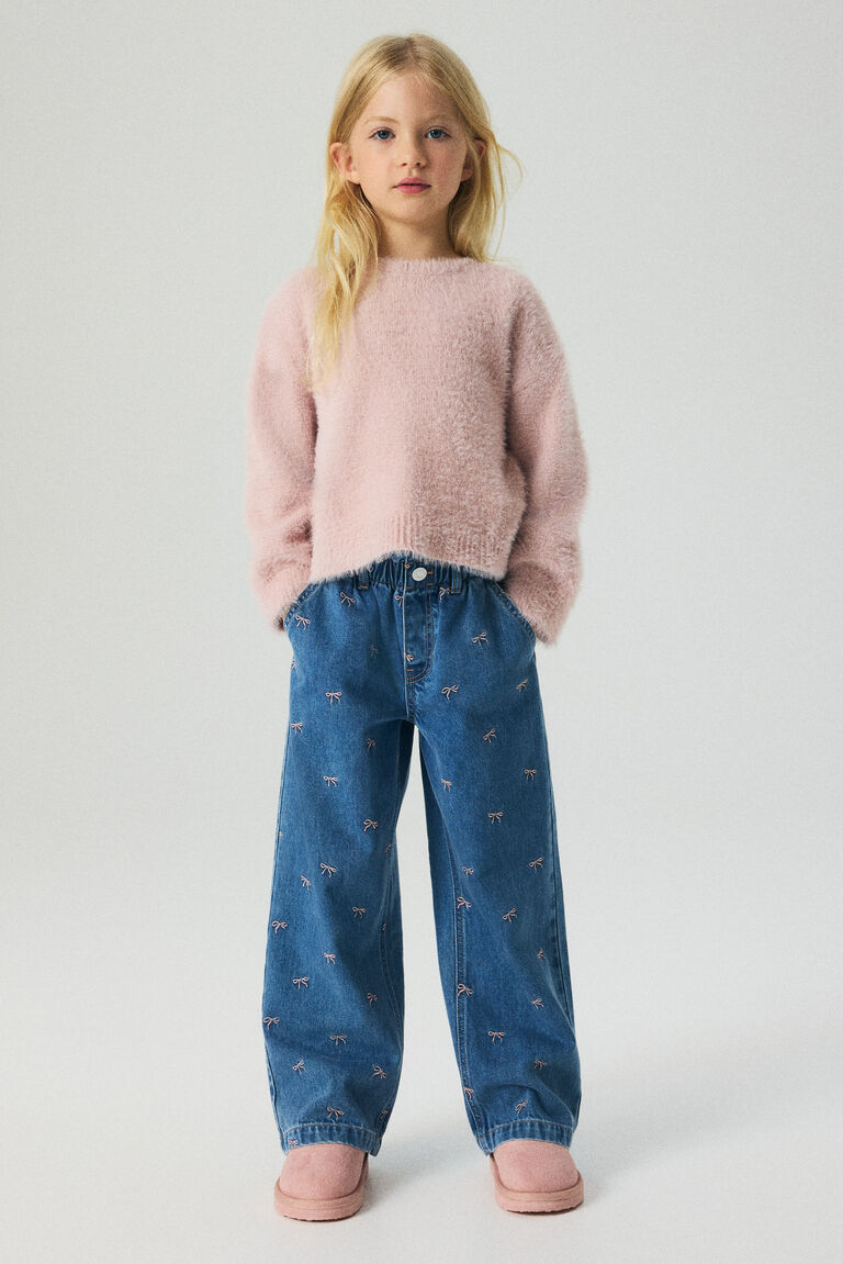 Wide Leg Paper bag jeans