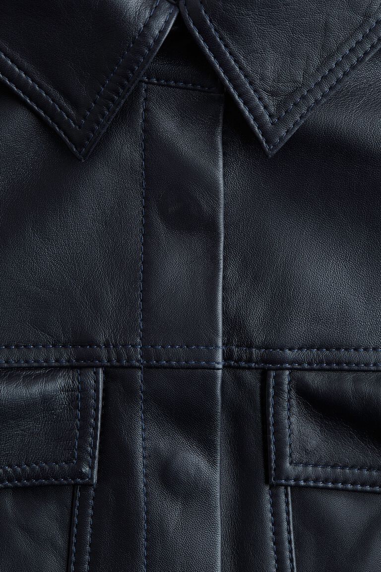 whowhat × IMA:ZINE / LEATHER 5X SHIRT Leather shirt whowhat × IMA:ZINE / LEATHER 5X SHIRT