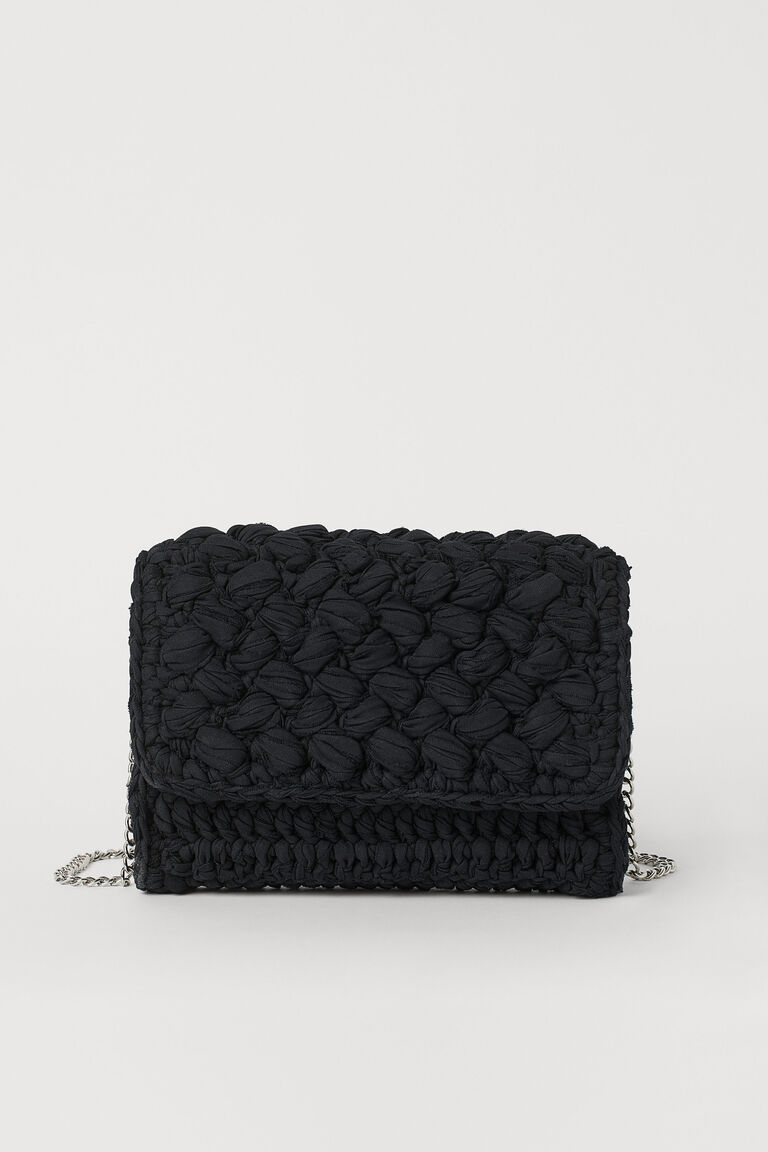 Crocheted shoulder bag