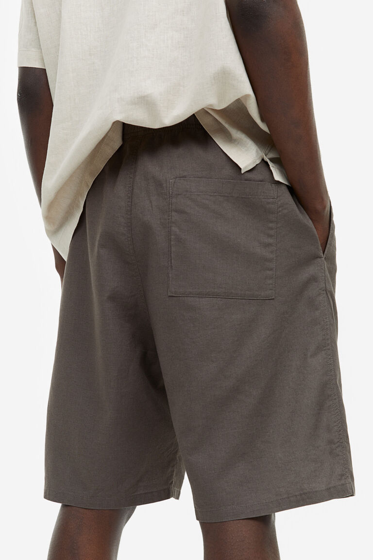 Relaxed Fit Linenblend shorts