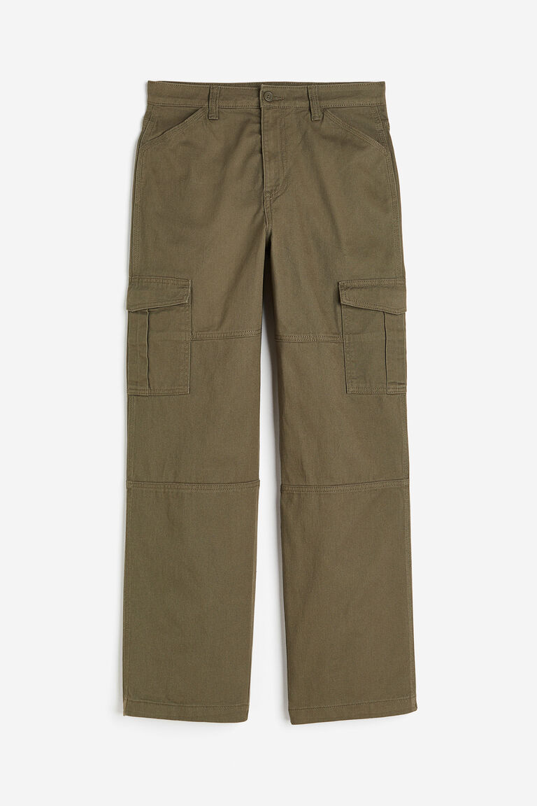 Cargo Trousers in Stretch Supima Cotton Twill