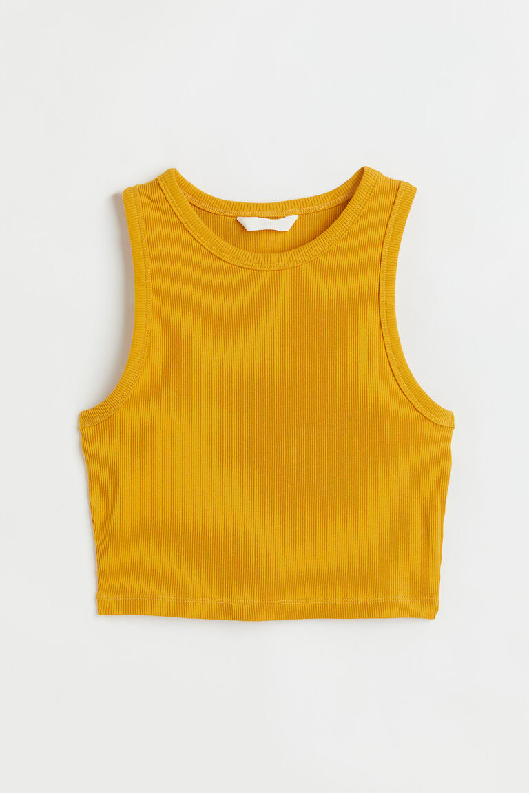 Cropped vest top