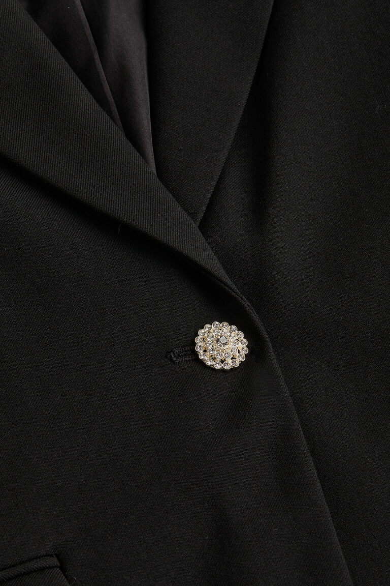 RISEN One Button Blazer with Hoodie Jacket main image 1