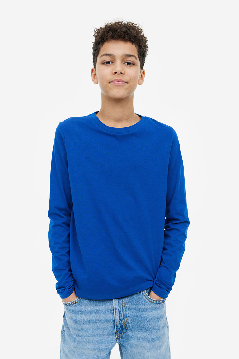 Regular Fit Long-sleeved resort shirt - Black - Men | H&M IN