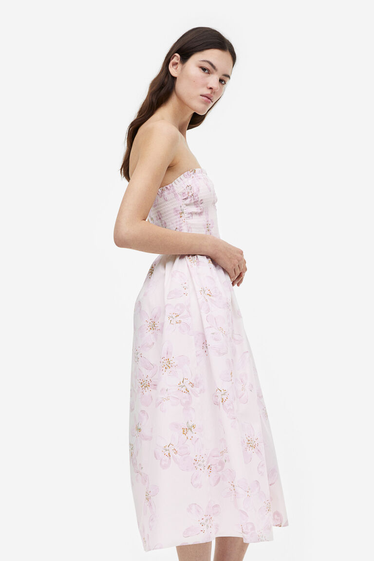 Smocked cotton dress